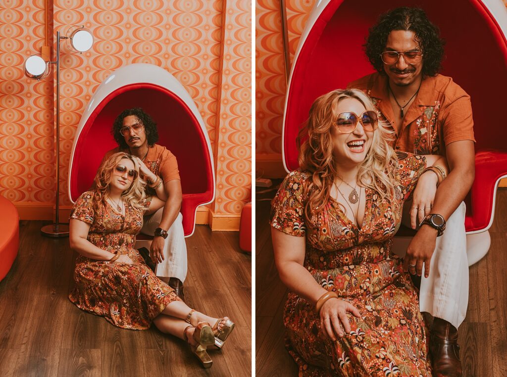 70s Inspired Couples Photoshoot