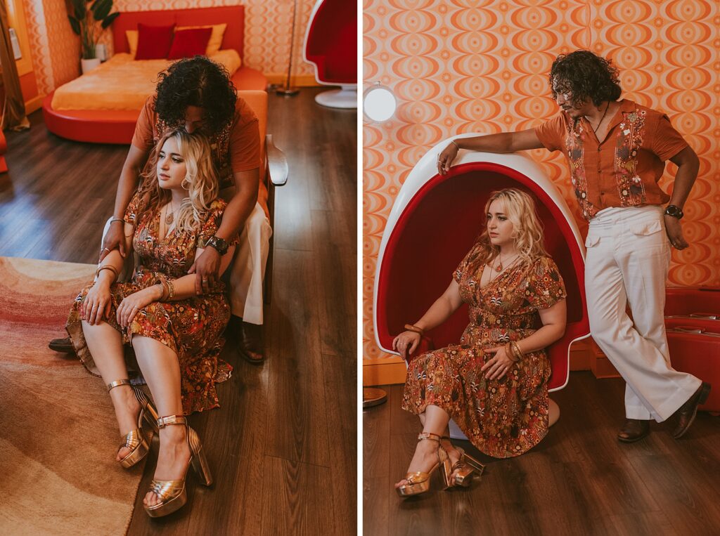 70s Inspired Couples Photoshoot