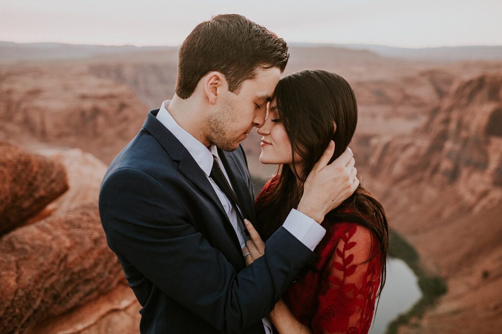 Arizona desert engagement session