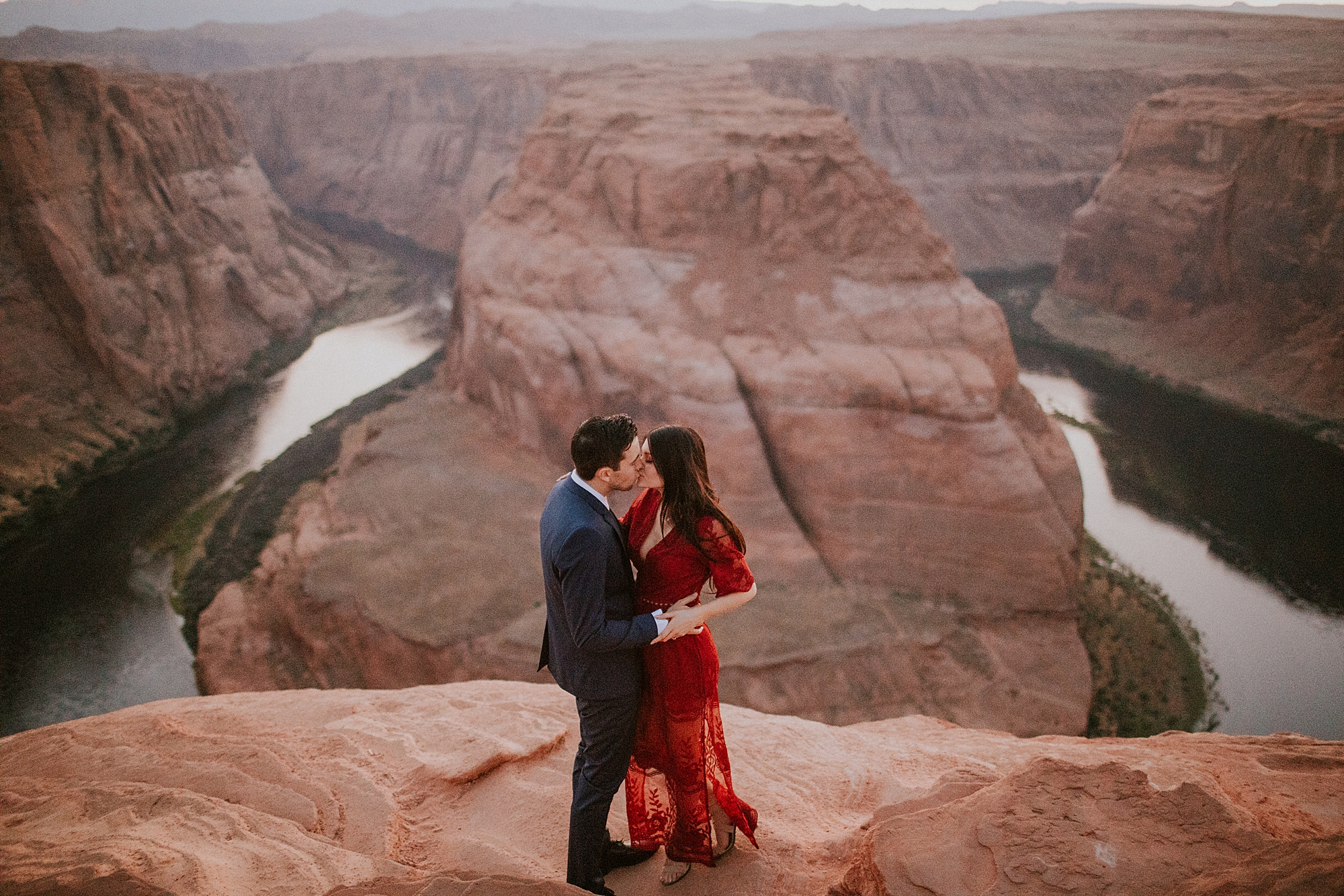 Arizona desert engagement session