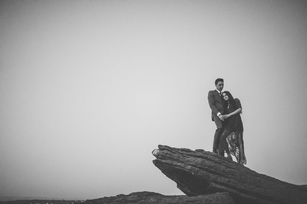 Arizona desert engagement session