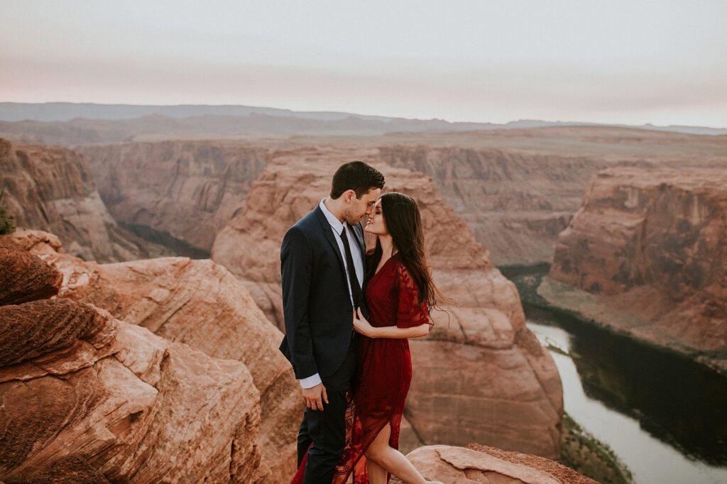 Arizona desert engagement session